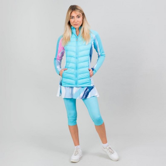 Chaqueta Down Bidi Badu Dania Blanco Aqua