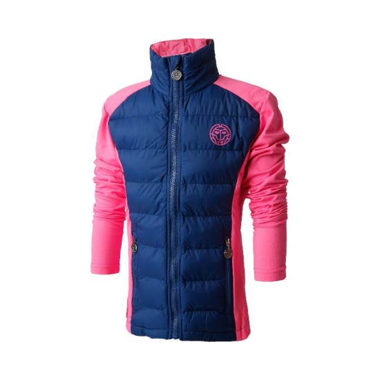 Chaqueta Down Bidi Badu Suza Azul Oscuro Rosa Junior