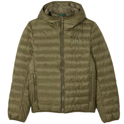 Chaqueta Lacoste Puffer Verde Kaki