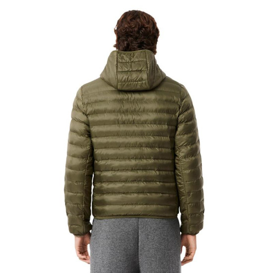 Chaqueta Lacoste Puffer Verde Kaki