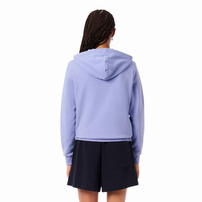 Chaqueta Lacoste Sport Algodon Azul Violeta Mujer