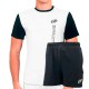Conjunto Bullpadel Smash Academy Blanco Negro