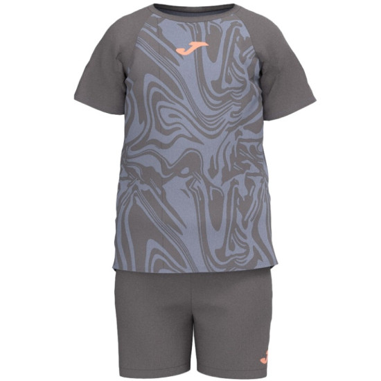 Conjunto Joma Camp Gris Azul Junior