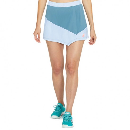 Falda Asics Club Gris Azul Claro