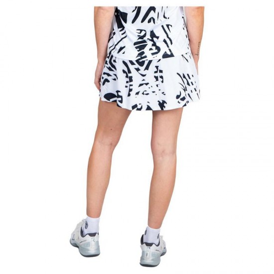 Falda Bidi Badu Melbourne Printed Cut Out Blanco Negro