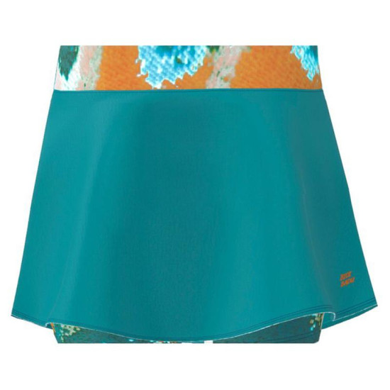 Falda Bidi Badu Melbourne Printed Wavy Petroleo Naranja Junior