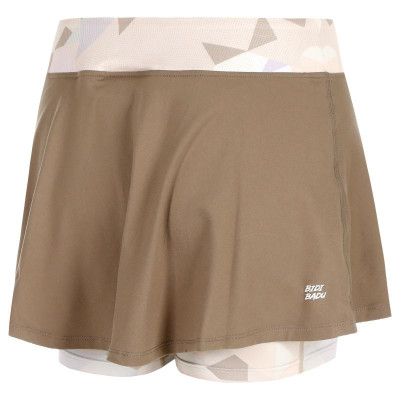 Falda Bidi Badu Paris Printed Wavy Marron Beige Junior
