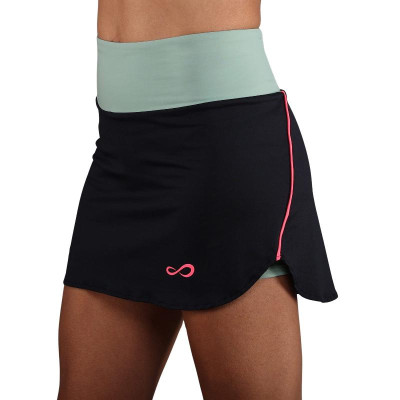 Falda Endless Grace Negro Verde Forest