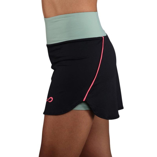 Falda Endless Grace Negro Verde Forest
