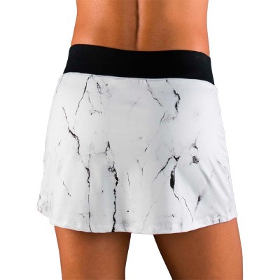 Falda Endless Minimal Print Marmon Blanco