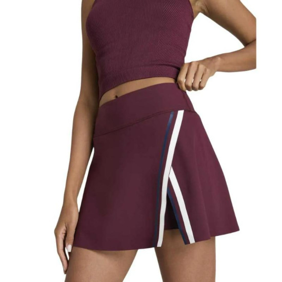 Falda Wilson Slice Granate Azul Marino