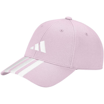 Gorra Adidas Baseball 3 Stripes Rosa Claro