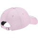 Gorra Adidas Baseball 3 Stripes Rosa Claro