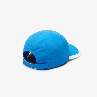 Gorra Lacoste Ligera Azul Blanco