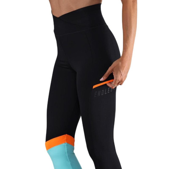Mallas Endless Line Pocket HW Negro Aqua