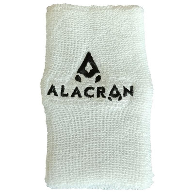 Muñequera Alacran Ancha Blanco Negro