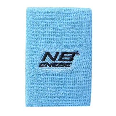 Muñequera Enebe Ancha Azul Fluor