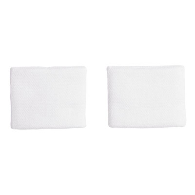 Muñequeras Adidas Blanco Naranja 2 Unidades