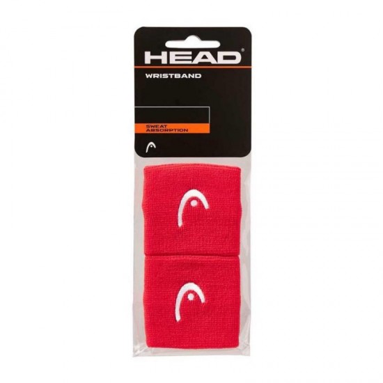 Munequeras Head Rojo 2.5