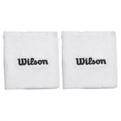 Muñequeras Wilson Blanco 2 Unidades