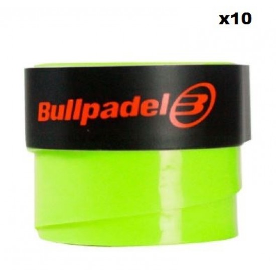 Overgrips Bullpadel Amarillo Azufre Liso 10 Unidades