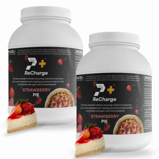 Pack Bote Padel Performance ReCharge Fresa X2