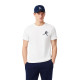 Pack Camiseta Lacoste Novak Djokovic Blanco y Gorra Marino