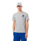 Pack Camiseta Lacoste Novak Djokovic Gris y Gorra Blanco
