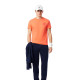 Pack Camiseta Lacoste Novak Djokovic Naranja y Gorra Blanco
