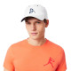 Pack Camiseta Lacoste Novak Djokovic Naranja y Gorra Blanco