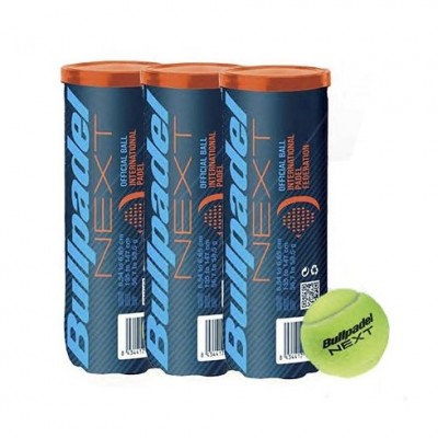 Pack de 3 Botes de Pelotas Bullpadel FIP Next