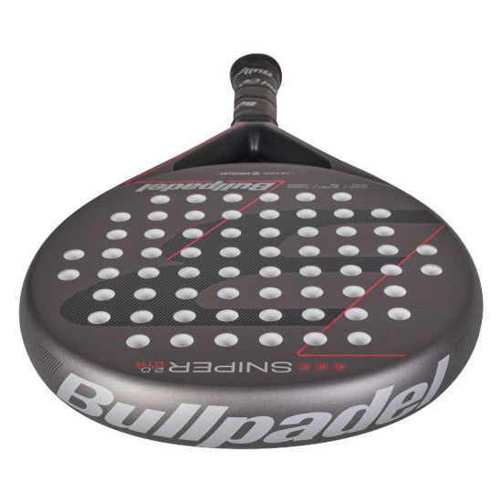 Pala Bullpadel Sniper 2.0 Control Gris Oscuro 2026