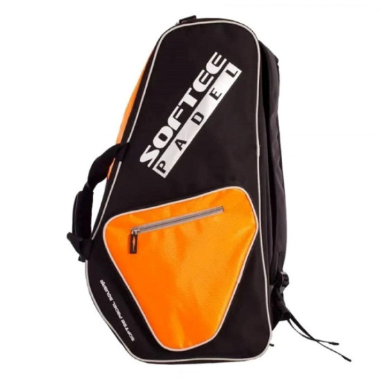 Paletero Softee Padel Square Naranja Fluor