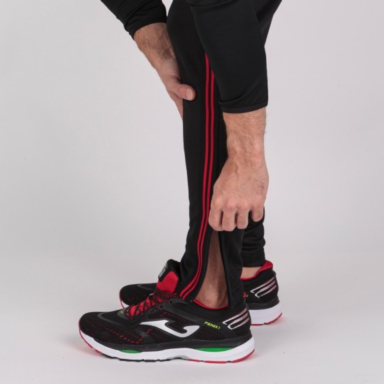 Pantalon Joma Classic Negro Rojo