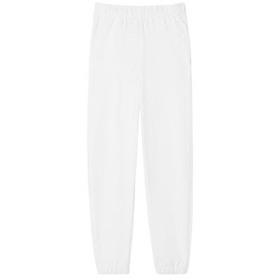 Pantalon Lacoste Sport Algodon Blanco Mujer