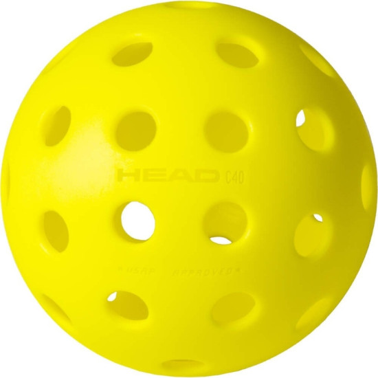 Pelotas Pickleball Head Championship 40 Outdoor 6 Unidades