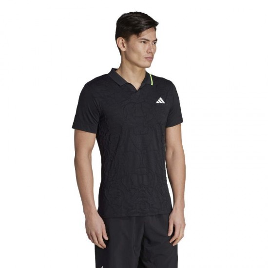 Polo Adidas Aeroready Freelift Pro Negro