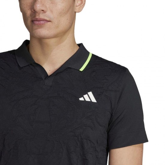 Polo Adidas Aeroready Freelift Pro Negro