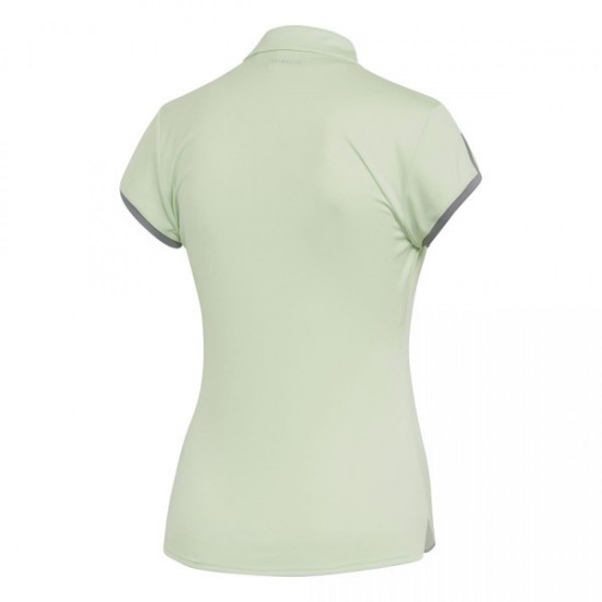 Polo Adidas Club 3 Stripes Verde Gris
