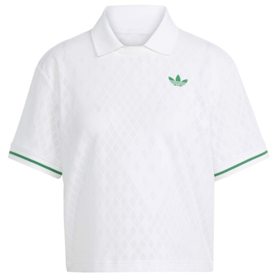 Polo Adidas Originals Pro London Blanco Mujer