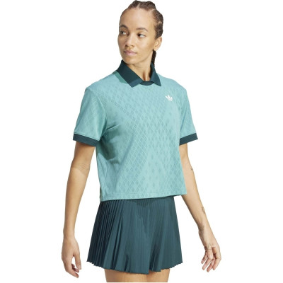 Polo Adidas Originals Pro London Turquesa Mujer