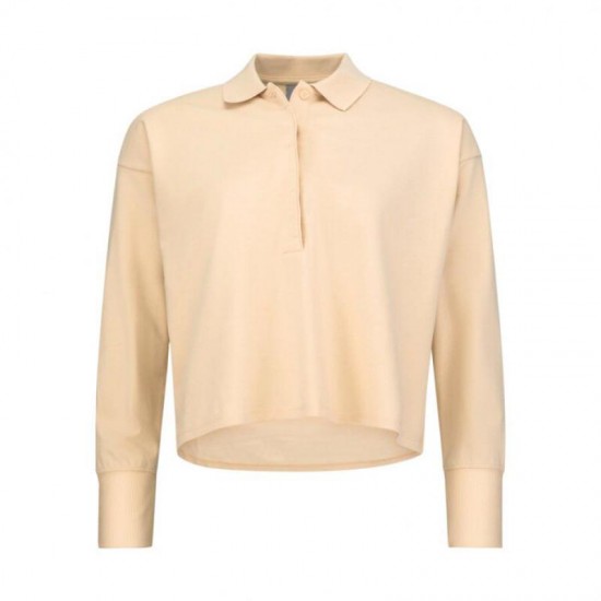 Polo Head ATL Boxy LS Beige Mujer