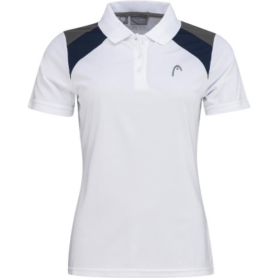 Polo Head Club 22 Blanco Azul Marino Mujer