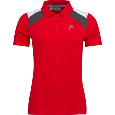 Polo Head Club 22 Blanco Rojo Mujer