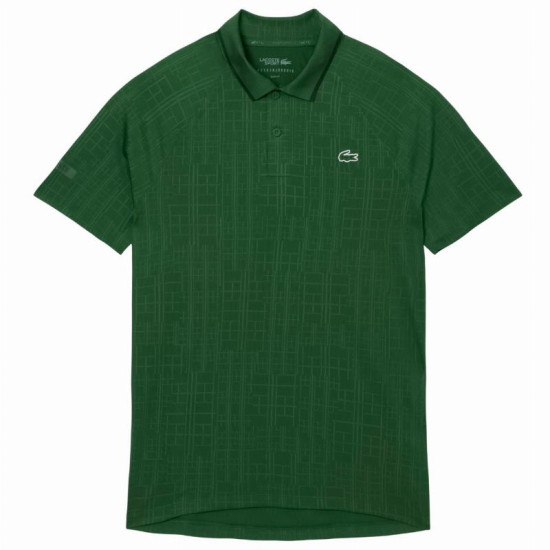 Polo Lacoste Novak Djokovic Ultra Dry Verde Oscuro