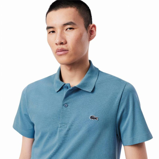 Polo Lacoste Regular Fit Algodon Azul