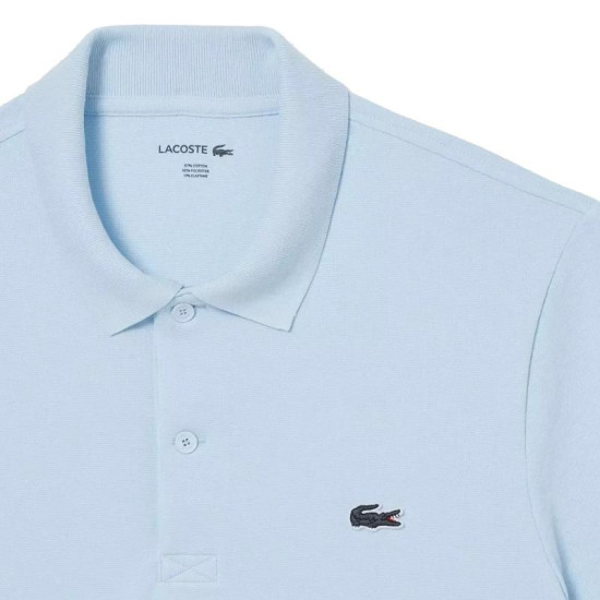 Polo Lacoste Regular Fit Algodon Azul Claro
