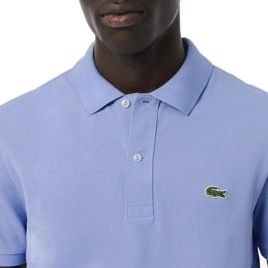 Polo Lacoste Regular Fit Algodon Azul Violeta