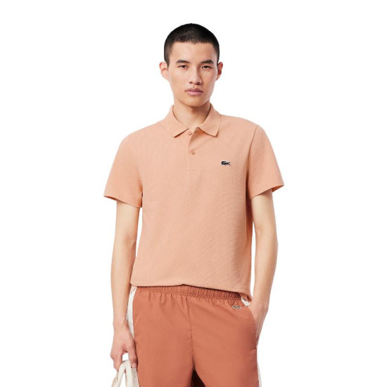 Polo Lacoste Regular Fit Algodon Beige Coral