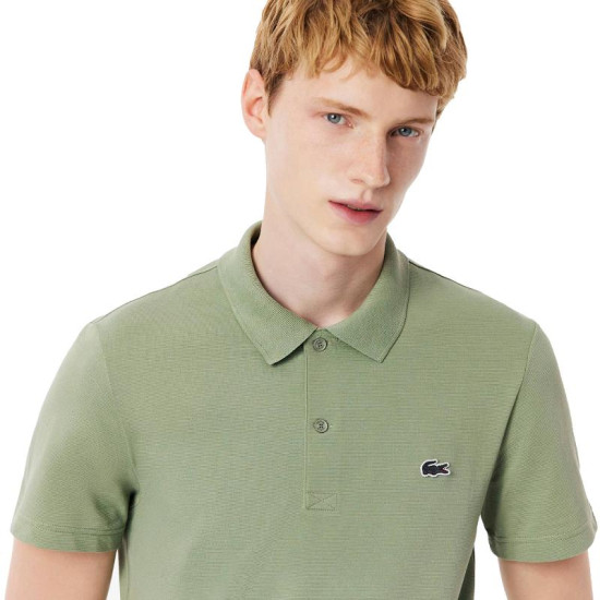 Polo Lacoste Regular Fit Algodon Verde Tomillo